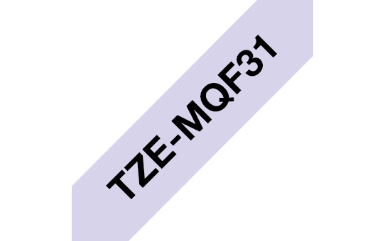Brother Schriftband TZe-MQF31 pastell lila / schwarz 12mm x 4m Brother Schriftband TZe-MQF31 pastell lila / schwarz 12mm x 4m