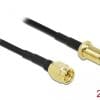 Delock Antennenkabel SMA Stecker zu SMA Buchse LMR/CFD100 2 m low loss