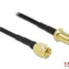 Delock Antennenkabel SMA Stecker zu SMA Buchse LMR/CFD100 15 m low loss
