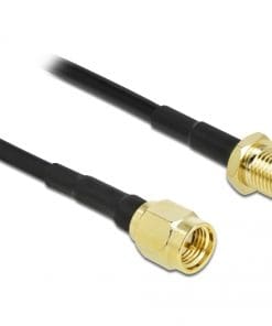 Delock Antennenkabel SMA Stecker zu SMA Buchse LMR/CFD100 15 m low loss