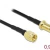Delock Antennenkabel SMA Stecker zu SMA Buchse LMR/CFD100 0,9 m low loss