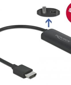 Delock Adapter HDMI-A Stecker zu DisplayPort Buchse 4K 60 Hz