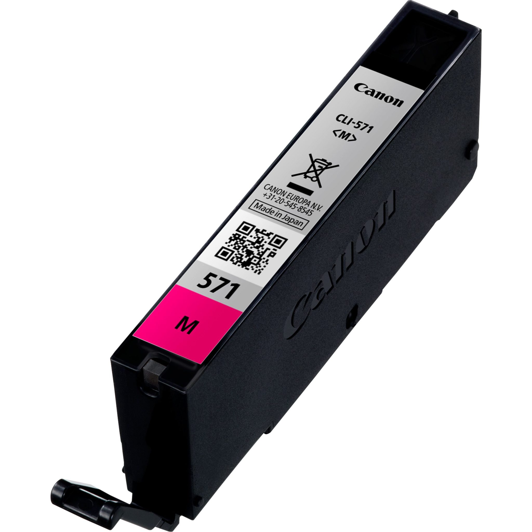 Canon Tintenpatrone CLI-571 magenta (ca. 345 Seiten) Die cyanfarbene Tinte wird zum Druck von Dokumenten und Fotos verwendet. In Kombination mit Canon Fotopapier sind Ihre Fotos dank dem ChromaLife100-System vor Verblassen geschützt. Mit dem 7 ml fassenden Tintentank können bis zu 345 Seiten (A4, Dokumente) gedruckt werden.