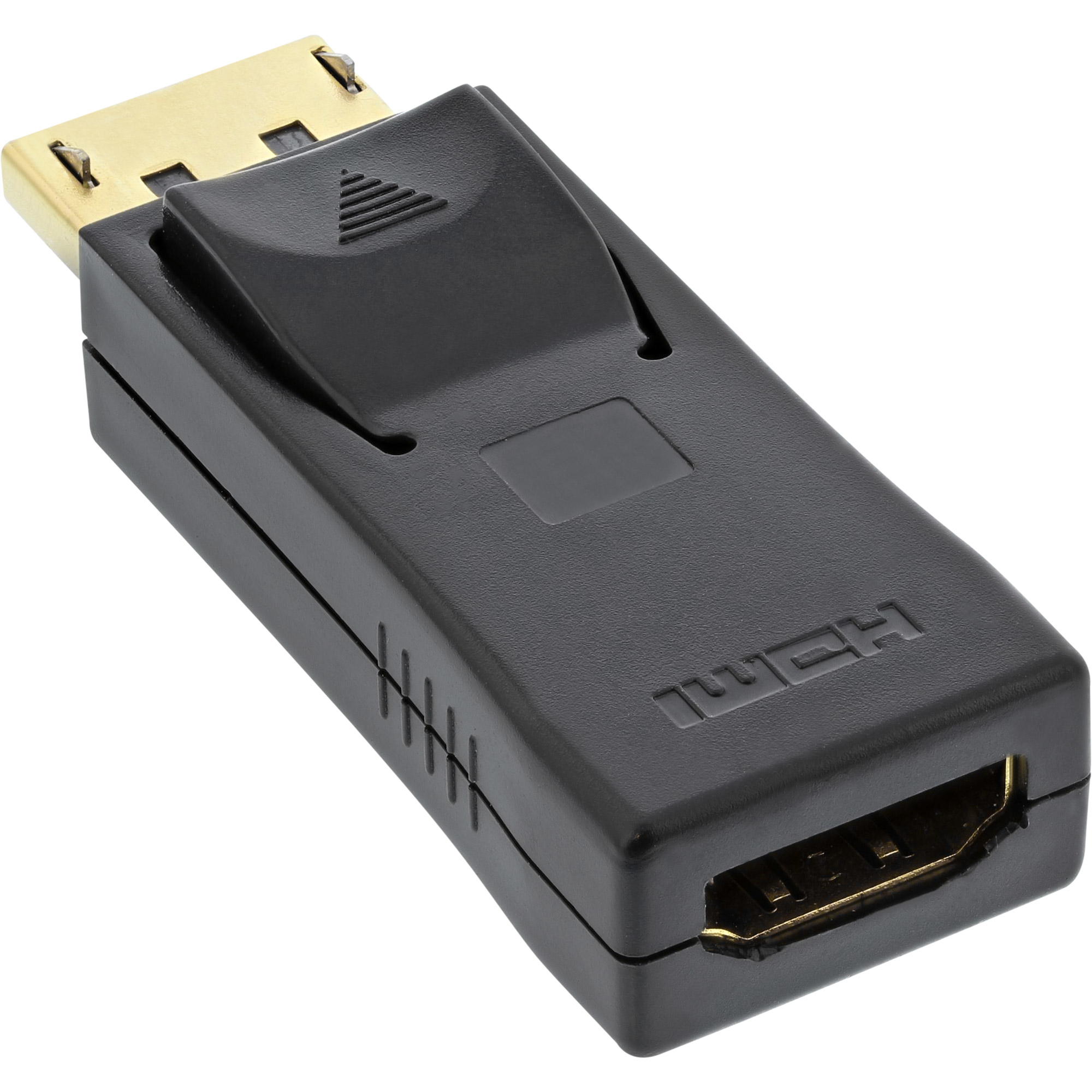 InLine® DisplayPort Adapter, DisplayPort Stecker auf HDMI Buchse, 4K2K, mit Audio, schwarz, schwarz InLine® DisplayPort Adapter, DisplayPort Stecker auf HDMI Buchse, 4K2K, mit Audio, schwarz, schwarz
