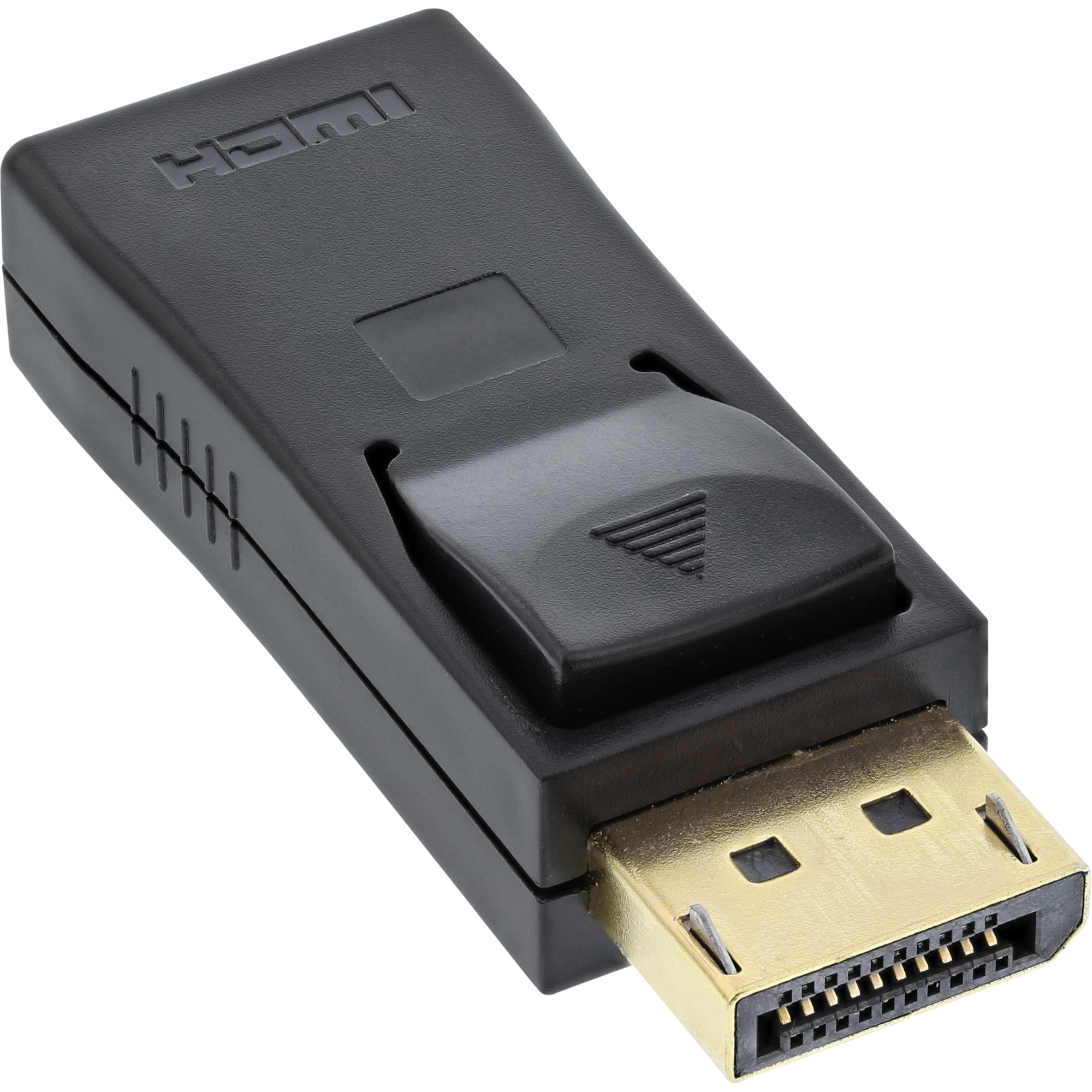 InLine® DisplayPort Adapter, DisplayPort Stecker auf HDMI Buchse, 4K2K, mit Audio, schwarz, schwarz InLine® DisplayPort Adapter, DisplayPort Stecker auf HDMI Buchse, 4K2K, mit Audio, schwarz, schwarz – Bild 2