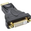 DisplayPort Adapter, DisplayPort Stecker auf DVI-D 24+1 Buchse, schwarz, schwarz InLine® DisplayPort Adapter, DisplayPort Stecker auf HDMI Buchse, 4K2K, mit Audio, schwarz