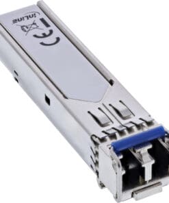 InLine SFP Modul LWL LX 1310nm Singlemode mit LC Buchsen, 20km, 1,25Gbit/s