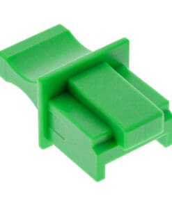Alternative view of InLine® Staubschutz, für RJ45 Buchse, Farbe: grün, 10er Blister, grün
