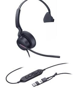 Alternative view of Yealink Headset UH46 Mono Teams USB-C/A