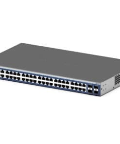 Alternative view of Netgear GS748T 48-Port Gigabit 4x SFP GBIC Switch