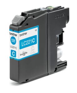 Brother Tintenpatrone LC-221C Cyan (ca. 260 Seiten) Brother Tintenpatrone LC-221C Cyan (ca. 260 Seiten) – Bild 3