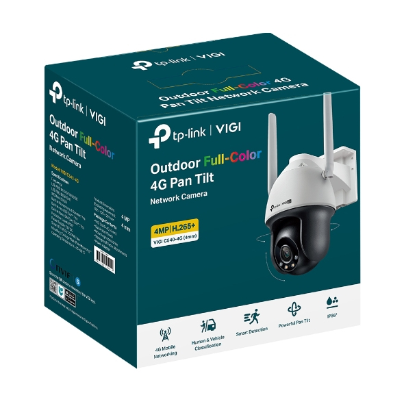 Omada VIGI C540-4G(4mm) 4MP 4G LTE Full-Color Wi-Fi Pan/Tilt Omada VIGI C540-4G(4mm) 4MP 4G LTE Full-Color Wi-Fi Pan/Tilt – Bild 2