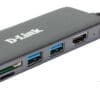 D-Link DUB-2327 6-in-1 USB-C Hub mit HDMI