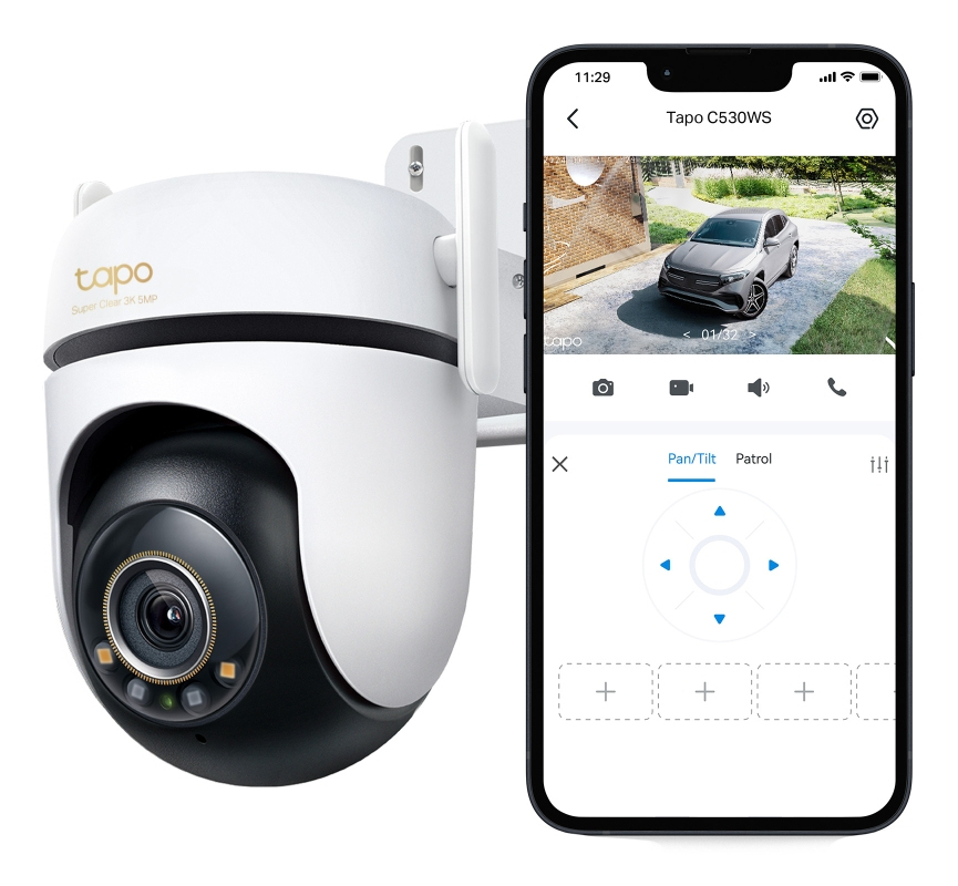 TP-Link TAPO C530WS Sicherheitskamera Turret IP-Sicherheitskamera Draußen 2880 x 1620 Pixel Wand TP-Link TAPO C530WS Sicherheitskamera Turret IP-Sicherheitskamera Draußen 2880 x 1620 Pixel Wand – Bild 4