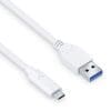 PureLink USB-C auf USB-A Kabel - 3.1 Gen 1, 3A, 5G - iSerie - weiß - 1,50m PureLink® - iSerie. Premium USB-C auf USB-A Kabel, 3.1 Gen 1, 3A, 5G, Farbe: weiß, Länge: 2,00m