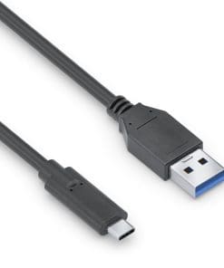 PureLink USB-C auf USB-A Kabel - 3.1 Gen 2, 3A, 10G - iSerie - schwarz - 1,00m