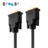 PureLink DVI Kabel - Single Link - PureInstall 3,00m PureLink® - PureInstall Serie. Zertifiziertes DVI Dual Link Kabel mit 24 kt. vergoldeten Präzisions-Steckkontakten. 2560x1600. DVI-D Stecker (24+1) auf DVI-D Stecker (24+1). PureInstall Kabel (Hochreines OFC Kupfer). Dreifach geschirmt. 100% getestet für professionelle AV Anwendungen. Länge: 7,50m