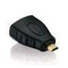 HDMI/HDMI 1080p Adapter mit vergoldeten Steckkontakten. HDMI A Stecker (19pol) auf HDMI A Buchse (19pol). 90°. Farbe: Schwarz *RoHS Compliant*