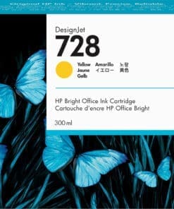 HP 728 Gelb DesignJet Druckerpatrone, 300 ml