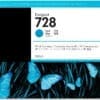 HP Tintenpatrone Nr. 728 Cyan 300ml