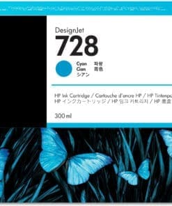 HP Tintenpatrone Nr. 728 Cyan 300ml
