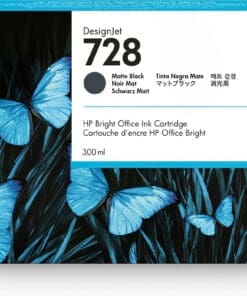 HP 728 Mattschwarz DesignJet Druckerpatrone, 300 ml