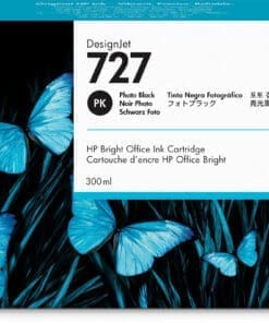 HP 727 Fotoschwarz DesignJet Tintenpatrone, 300 ml