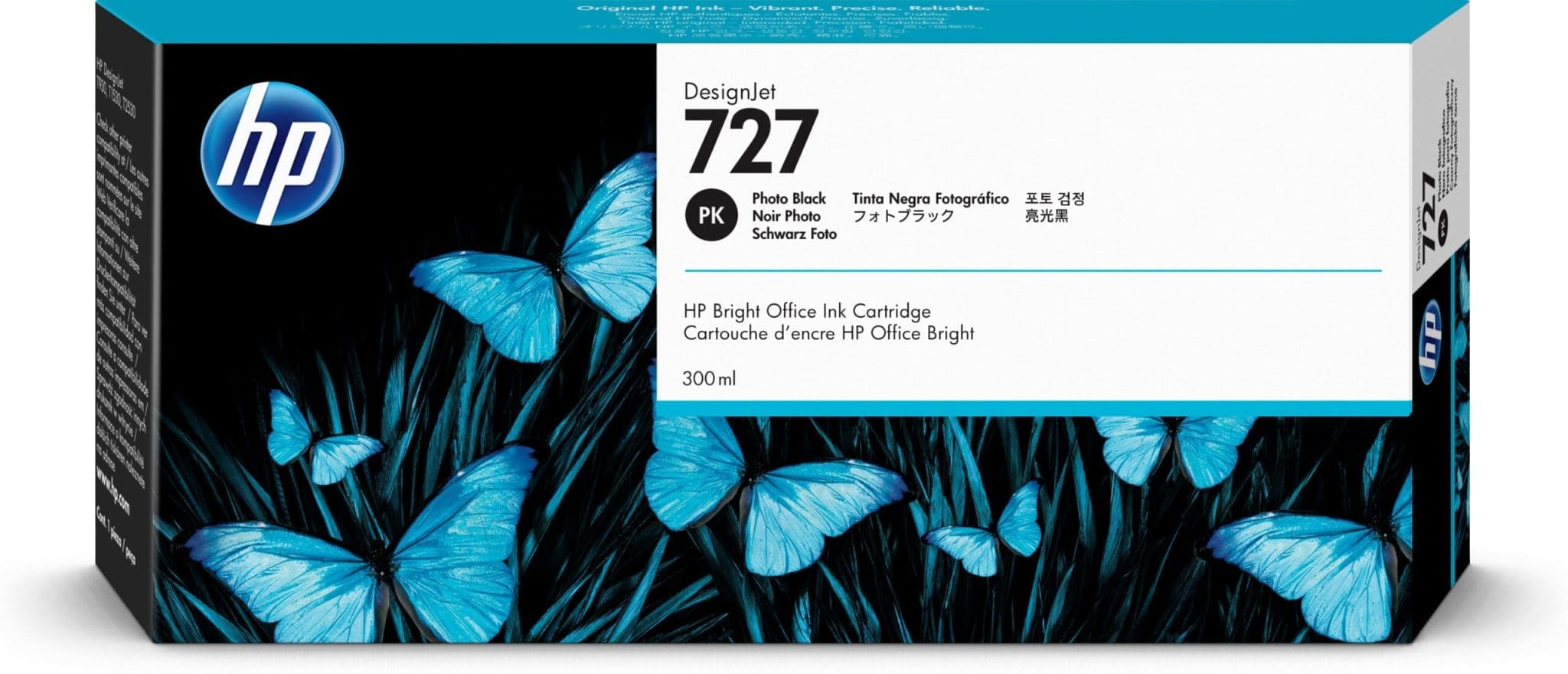 HP 727 Fotoschwarz DesignJet Tintenpatrone, 300 ml HP 727 Fotoschwarz DesignJet Tintenpatrone, 300 ml