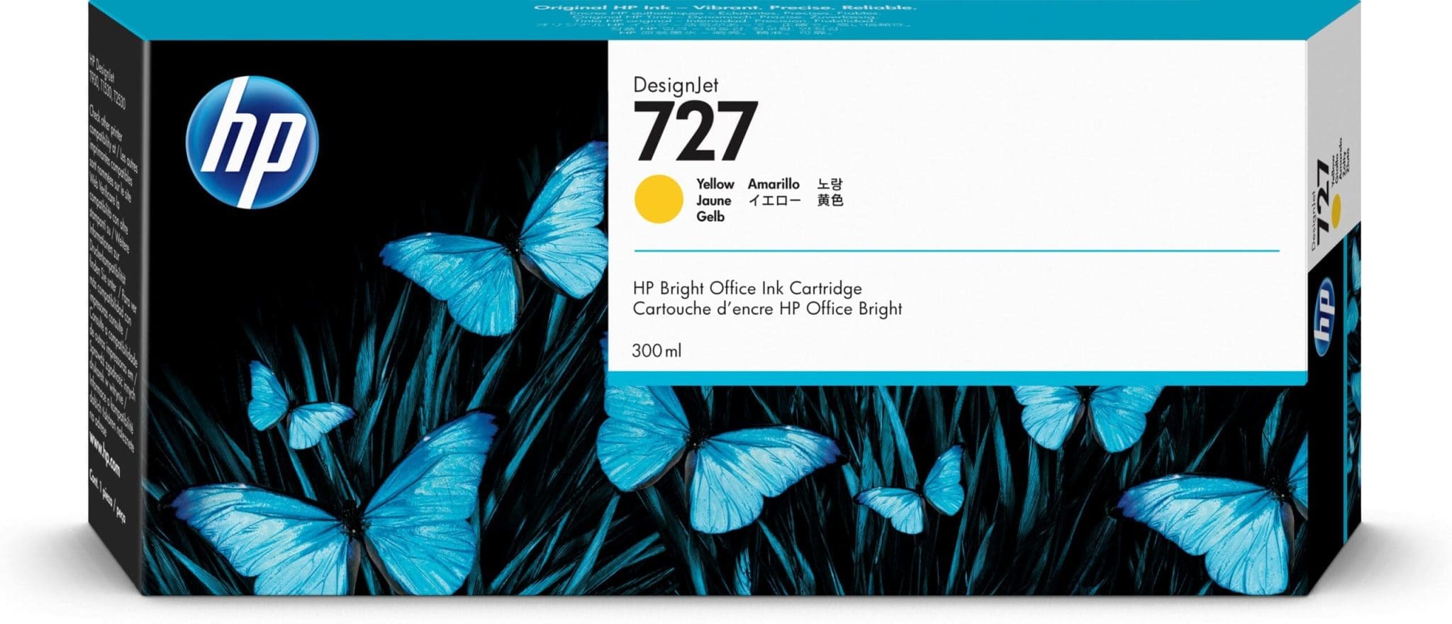 HP 727 Gelb DesignJet Tintenpatrone, 300 ml HP 727 Gelb DesignJet Tintenpatrone, 300 ml