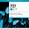 HP 727 Cyan DesignJet Tintenpatrone, 300 ml