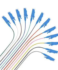 helos LWL OS2 Faserpigtail 12xE2000 (LSH) UPC easy strip 2,0m