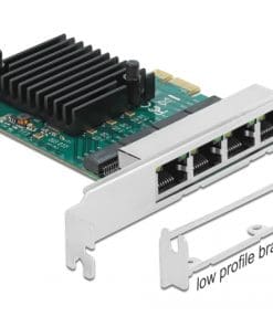 Delock PCI Express x1 Karte 4 x RJ45 Gigabit LAN RTL8111