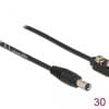Delock DC Stromkabel 5,5 x 2,1 mm Stecker zu Anschluss für Blockbatterie 9 V für iPhone, iPad und iPod