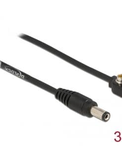 Delock DC Stromkabel 5,5 x 2,1 mm Stecker zu Anschluss für Blockbatterie 9 V