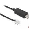Delock Adapterkabel USB Typ-A zu Seriell RS-232 RJ12 2 m t ESD Schutz Celestron NexStar