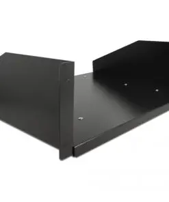 Delock 19" Ausziehbarer Boden 3 HE, schwarz