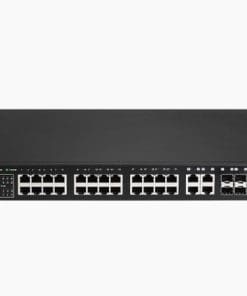 Edimax Pro GS-5424PLC V2 28 Port POE+Gigabit Switch +4 xSFP 19"