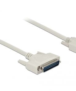 Delock Serielles Kabel D-Sub 25 Stecker zu D-Sub 9 Buchse 1 m