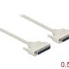 Delock Serielles Kabel D-Sub 37 Stecker zu Stecker 0,5 m