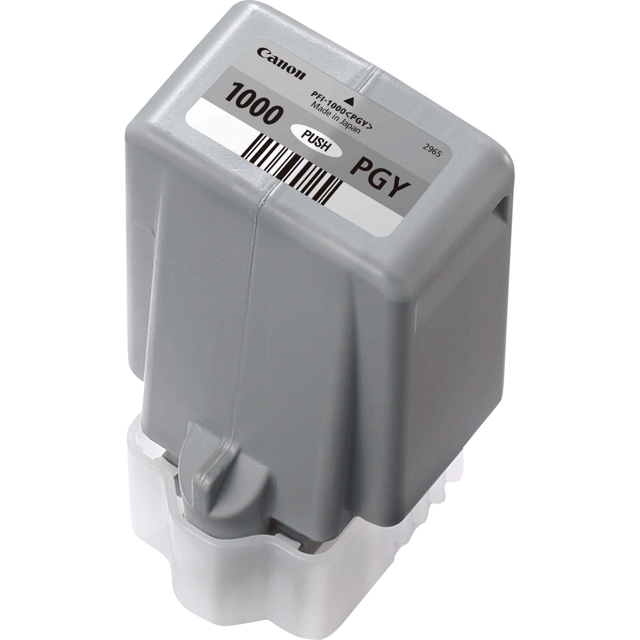 Canon Tintenpatrone PFI-1000 PGY Grau (80ml) Mit den professionellen LUCIA PRO Tinten für detaillierte und zuverlässige Ergebnisse werden deine Bilder lebendig. Dieses pigmentbasierte Tintensystem ermöglicht Drucke mit reichhaltigen und tiefen Farben, die sich durch eine hohe Farbstabilität auszeichnen. Mit dem 80 ml Tintentank Foto-Cyan können bis zu 5.140 Fotos im Format 10 x 15 cm bzw. 600 Fotos im A2-Format gedruckt werden (gemäß ISO/IEC 29103† Standard).