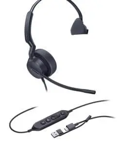 Alternative view of Yealink Headset UH44 Mono Teams USB-C/A