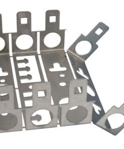 CobiNet Montagewanne 2/10 LSA-Plus, R 25 mm, 30 mm tief, für 10 Module