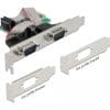 Delock PCI Express Karte zu 2 x Seriell RS-232