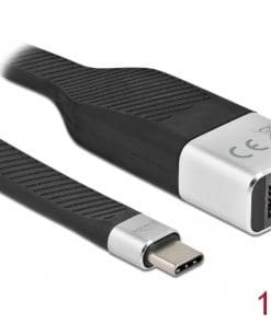 Delock FPC Flachbandkabel USB Type-C zu Gigabit LAN 10/100/1000 Mbps 15 cm
