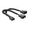 InLine® Kaltgeräteverlängerung, C13 auf C14, weiß, 1m
