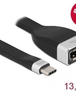Delock FPC Flachbandkabel USB Type-C zu DisplayPort (DP Alt) 4K 60 Hz 13,5 cm