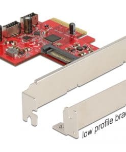 Delock PCI Express Karte zu 2 x intern USB 3.2 Gen 2 Key A 20 Pin Buchse