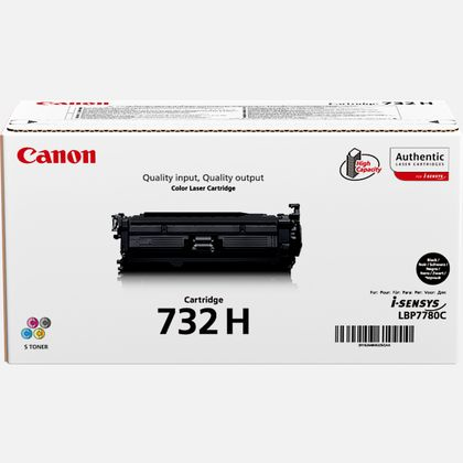 Canon Toner 732H BK Schwarz (ca. 12.000 Seiten) Canon Toner 732H BK Schwarz (ca. 12.000 Seiten)