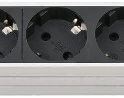 Brennenstuhl 19" ÜSS 19.500A Alu-Line, Steckdosenleiste 8-fach, 2m