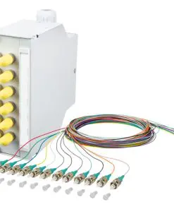 METZ CONNECT OpDAT REGpro Blister 12xST-S (metall), OM3, lichtgrau RAL 7035